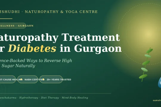 Naturopathy Treatment for Diabetes in Gurgaon at Samshudhi wellness centre