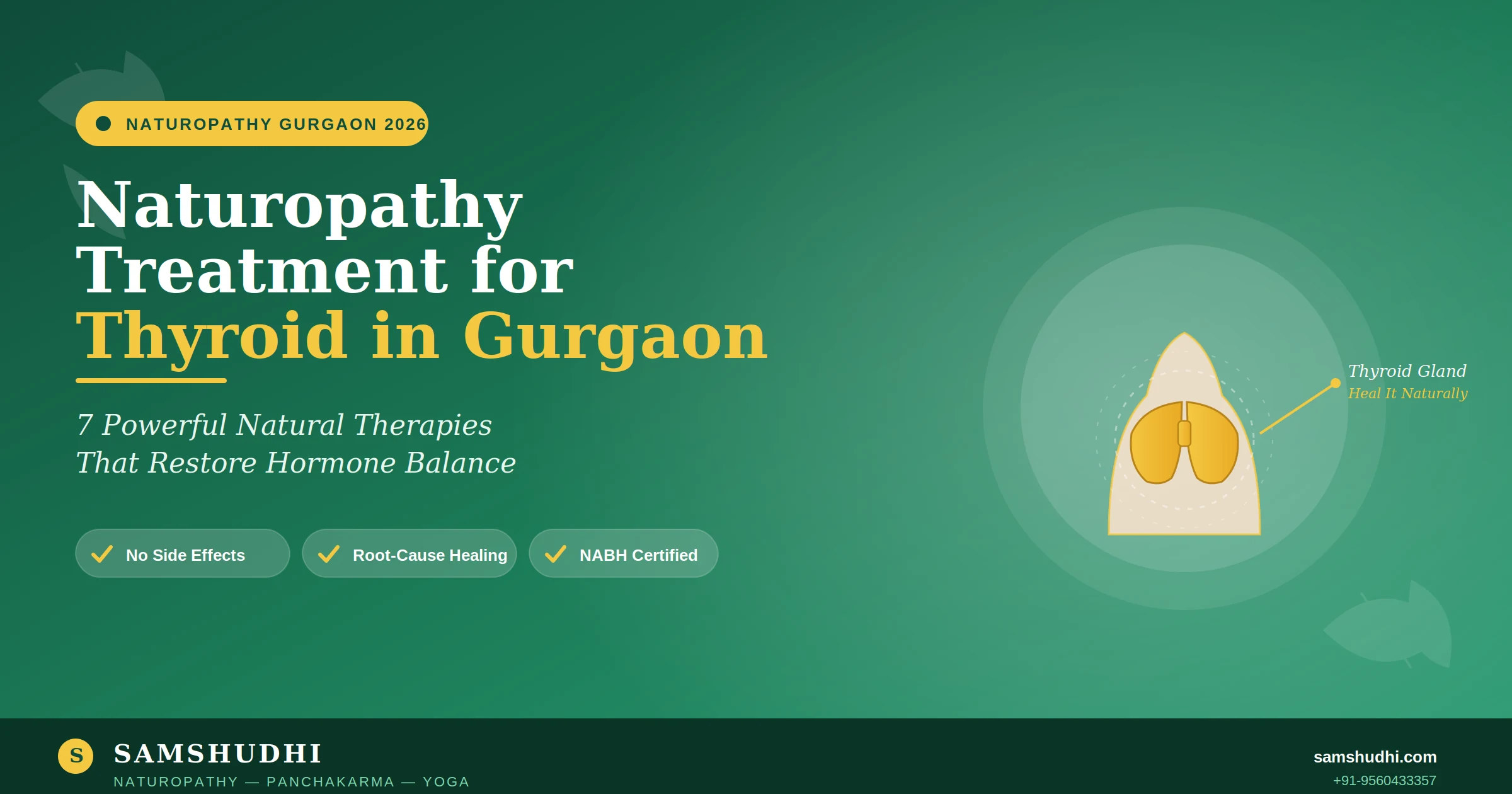 Naturopathy Treatment for Thyroid in Gurgaon at Samshudhi wellness centre