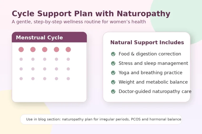 Naturopathy for PCOS in Gurgaon for hormonal balance and menstrual health