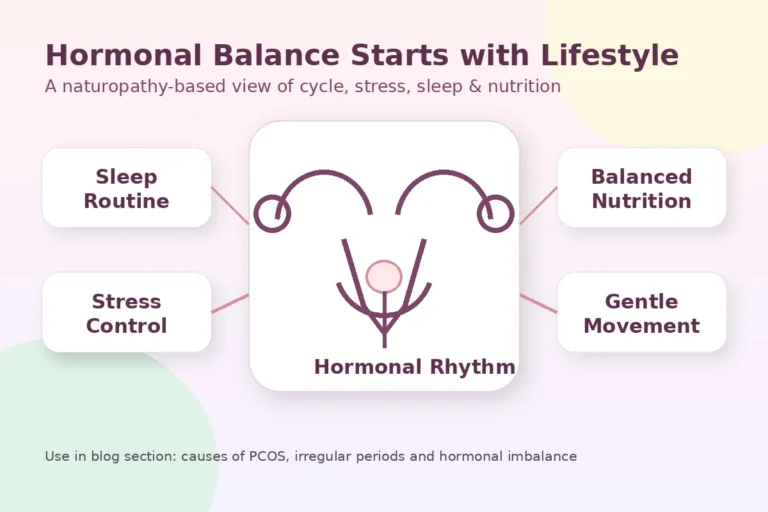 Naturopathy for PCOS in Gurgaon for hormonal balance and menstrual health