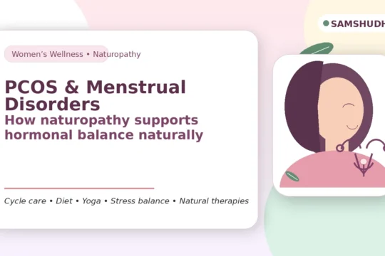 Naturopathy for PCOS in Gurgaon for hormonal balance and menstrual health